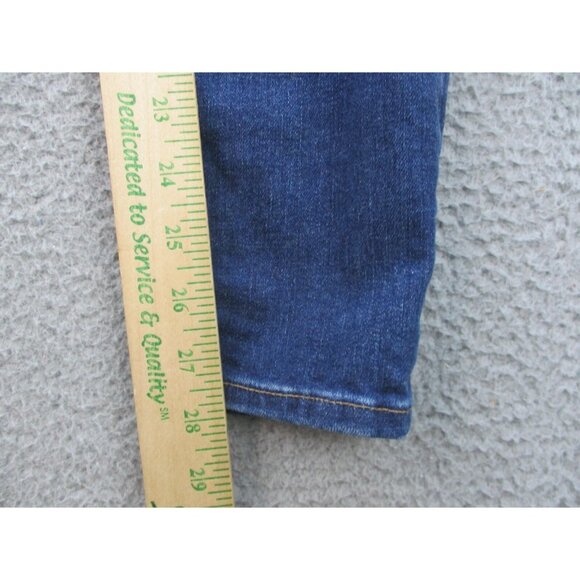 MADEWELL Curvy Fit Blue Stretch Denim High-Rise 5-Pockets Skinny Jeans Sz 27 - Picture 6 of 9